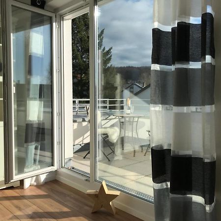 Attika Ferienwohnung In Freiburg -Gundelfingen Mit Grosser Dachterrasse Exterior foto