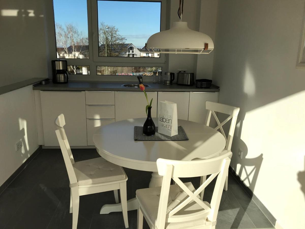 Attika Ferienwohnung In Freiburg -Gundelfingen Mit Grosser Dachterrasse Exterior foto